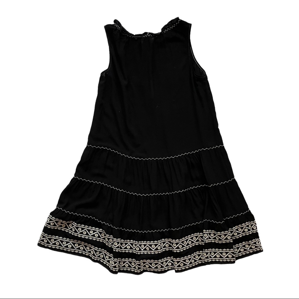 NWT Max Studio Ruffle Sheath Dress w/ Embroidered edge size Small - Picture 3 of 8